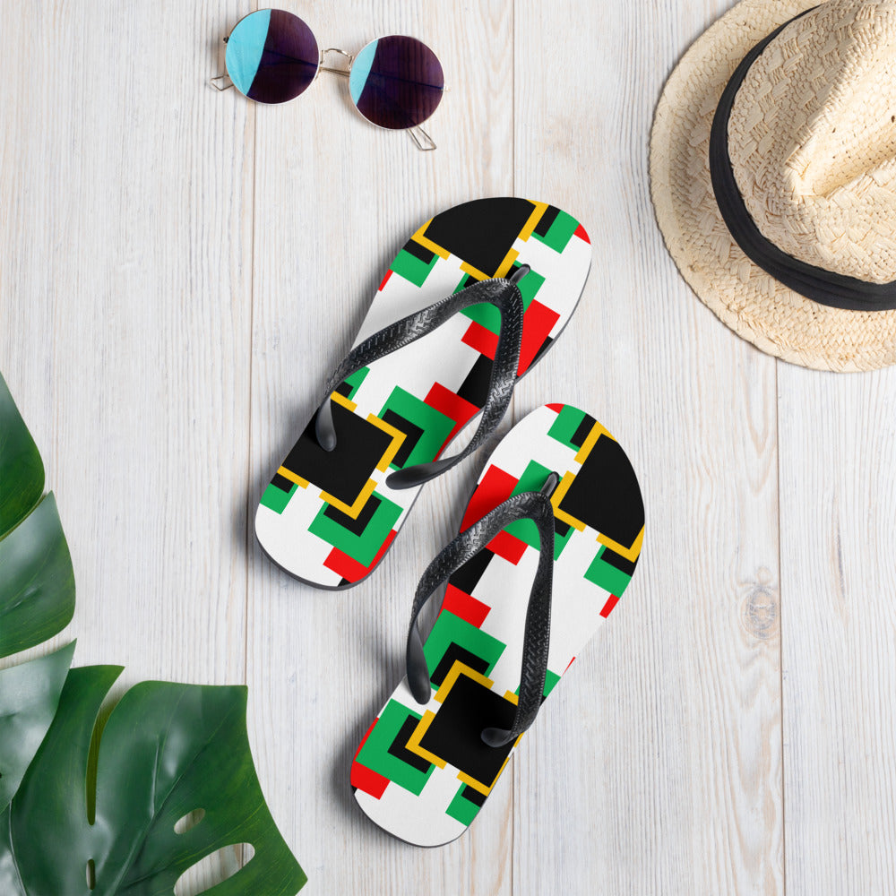 Origen Destination |On-Arrival Point of Origen Dia-symbol Flip-Flops