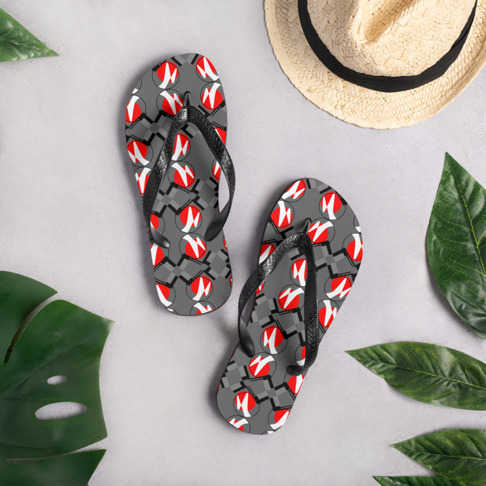 Origen Destination |On-Arrival Point of Origen Women's Gray Flip-Flops