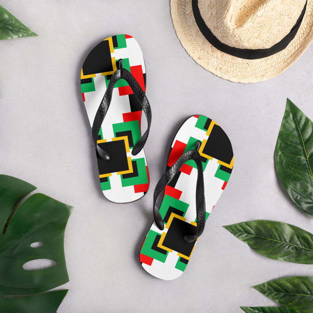 Origen Destination |On-Arrival Point of Origen Dia-symbol Flip-Flops