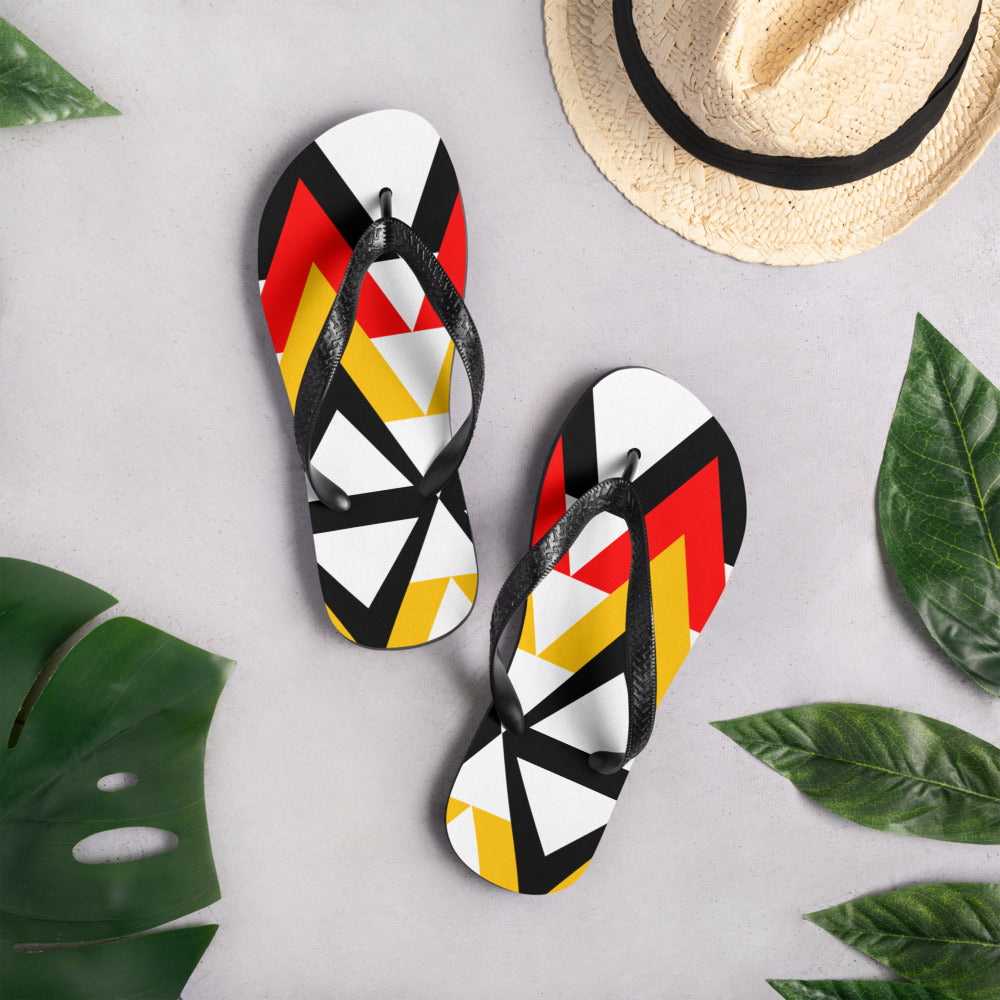 Origen Destination |On-Arrival Point of Origen Dia-symbol Flip-Flops