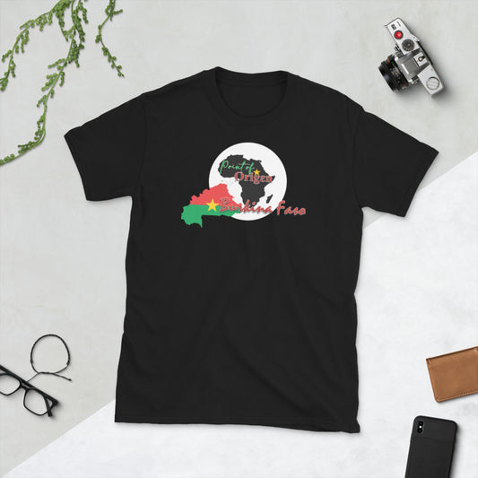 Origen Destination | On-Arrival Point of Origen Burkina Faso Short-Sleeve Unisex T-Shirt