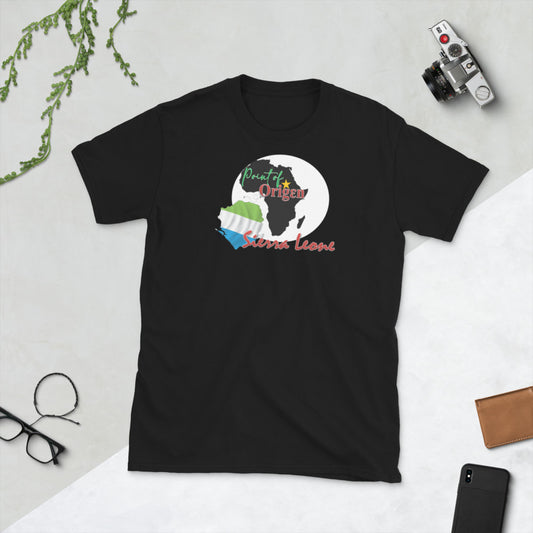 Origen Destination | On-Arrival Point of Origen Sierra Leone Short-Sleeve Unisex T-Shirt