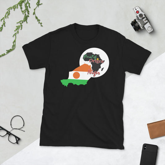 Origen Destination |On-Arrival Point of Origen Niger Short-Sleeve Unisex T-Shirt