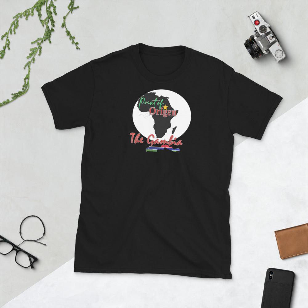 Origen Destination | On-Arrival Point of Origen The Gambia Short-Sleeve Unisex T-Shirt