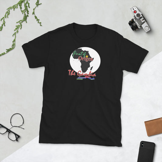 Origen Destination | On-Arrival Point of Origen  The Gambia Short-Sleeve Unisex T-Shirt