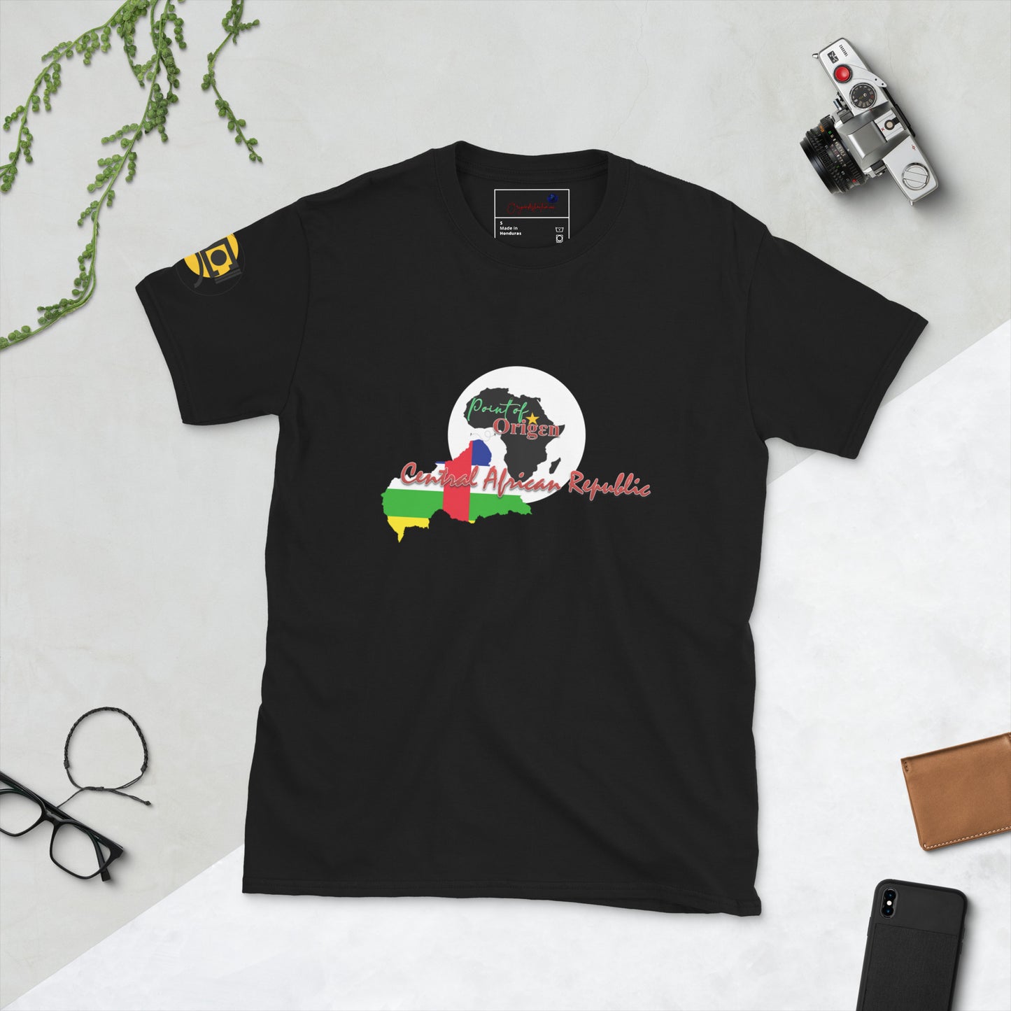 Origen Destination | On-Arrival Point of Origen Central African Republic Short-Sleeve Unisex T-Shirt