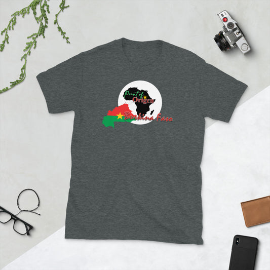 Origen Destination | On-Arrival Point of Origen Burkina Faso Short-Sleeve Unisex T-Shirt
