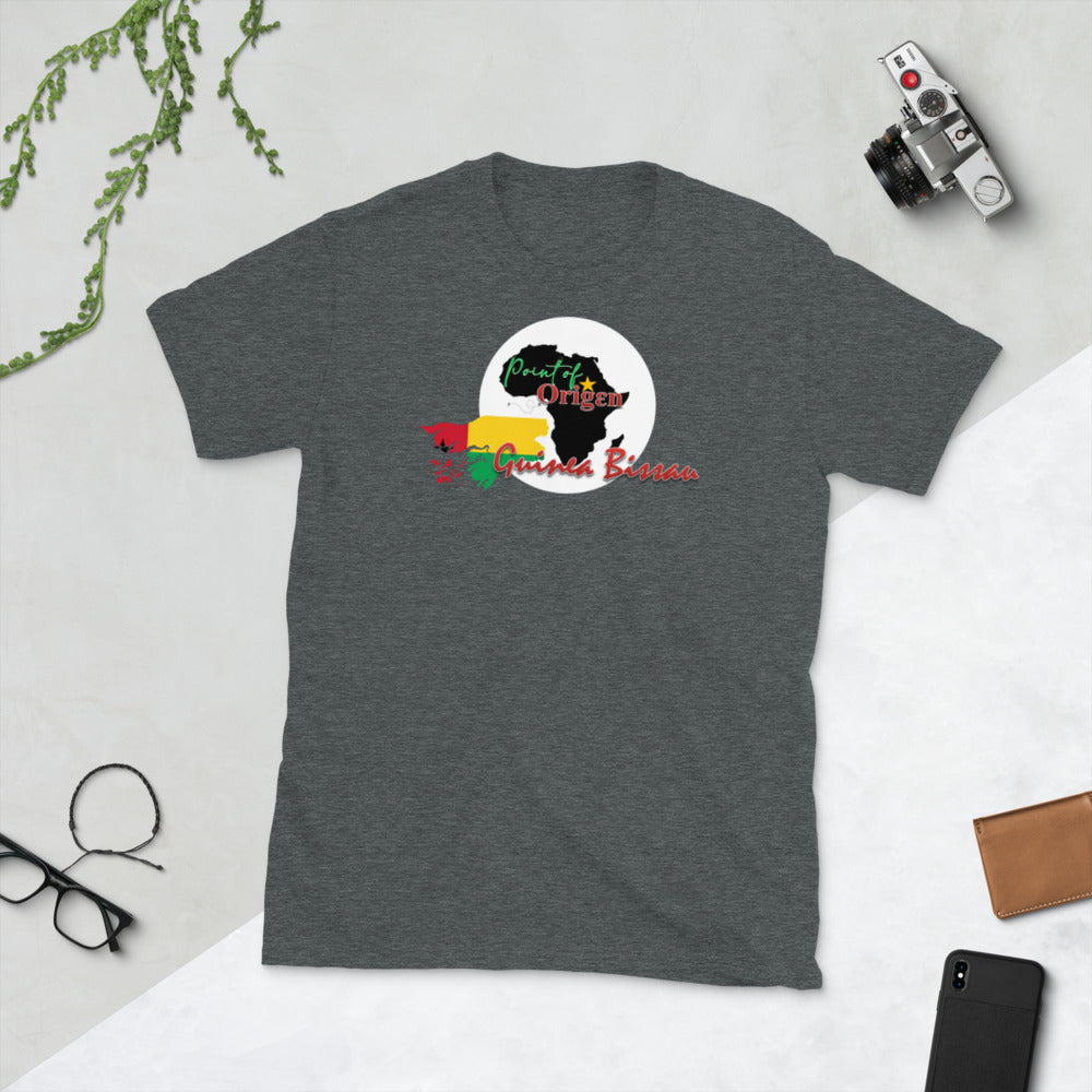 Origen Destination |On-Arrival Point of Origen Guinea Bissau Short-Sleeve Unisex T-Shirt
