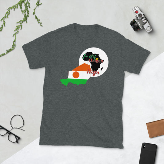 Origen Destination |On-Arrival Point of Origen Niger Short-Sleeve Unisex T-Shirt