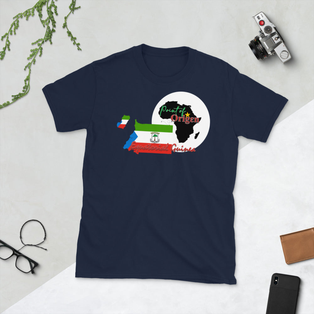 Origen Destination | On-Arrival Point of Origen Equatorial Guinea Short-Sleeve Unisex T-Shirt