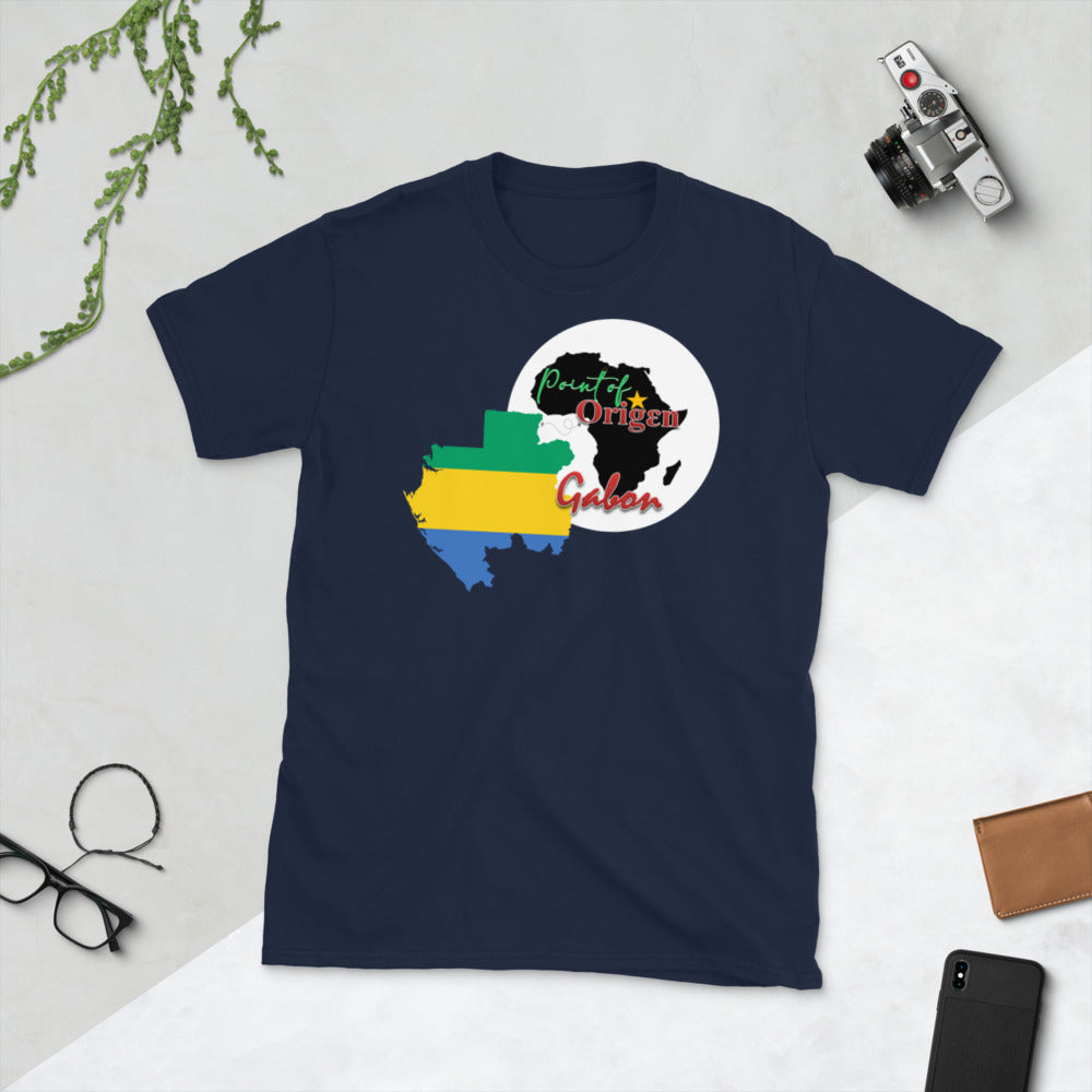 Origen Destination | On-Arrival Point of Origen Gabon Short-Sleeve Unisex T-Shirt
