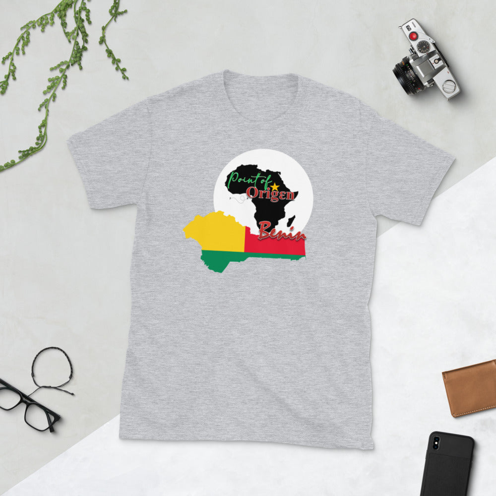 Origen Destination | On-Arrival Point of Origen Benin Short-Sleeve Unisex T-Shirt