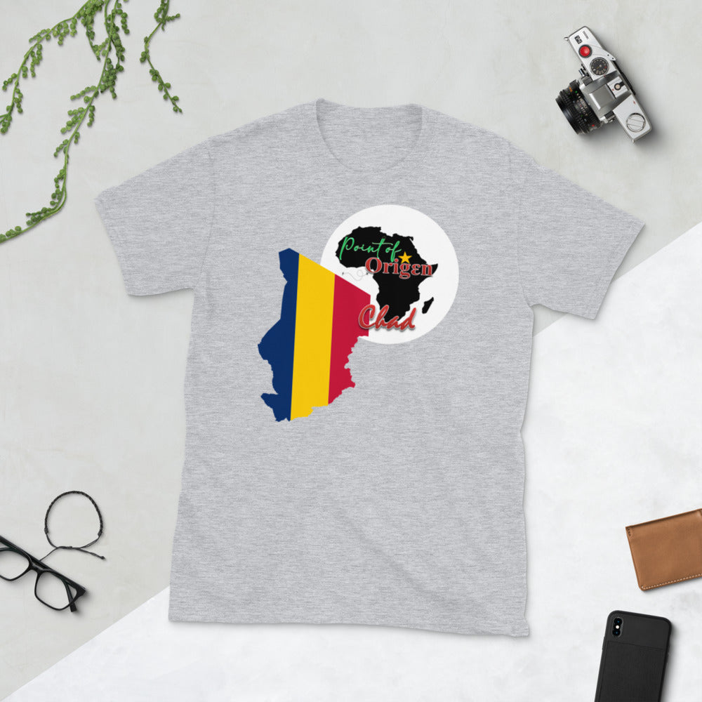 Origen Destination | On-Arrival Point of Origen Chad Short-Sleeve Unisex T-Shirt