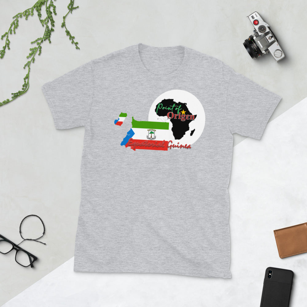 Origen Destination | On-Arrival Point of Origen Equatorial Guinea Short-Sleeve Unisex T-Shirt