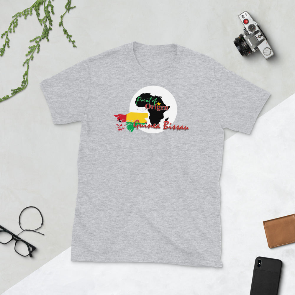 Origen Destination |On-Arrival Point of Origen Guinea Bissau Short-Sleeve Unisex T-Shirt