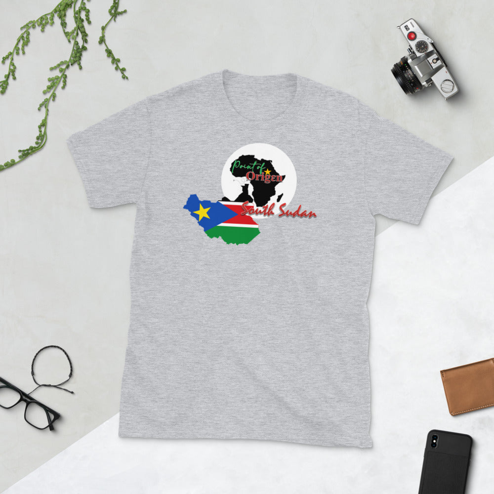 Origen Destination |On-Arrival Point of Origen South Sudan Short-Sleeve Unisex T-Shirt