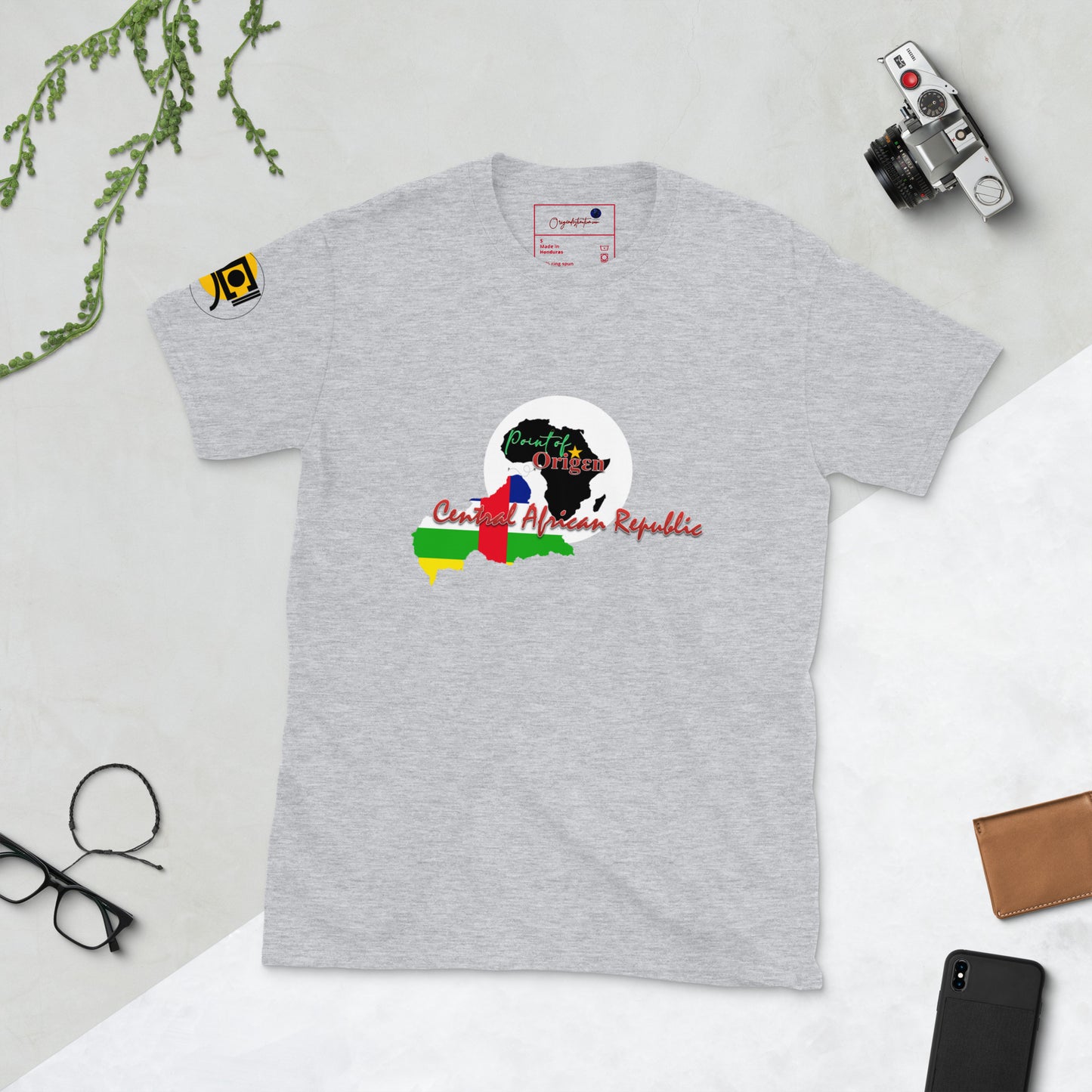 Origen Destination | On-Arrival Point of Origen Central African Republic Short-Sleeve Unisex T-Shirt