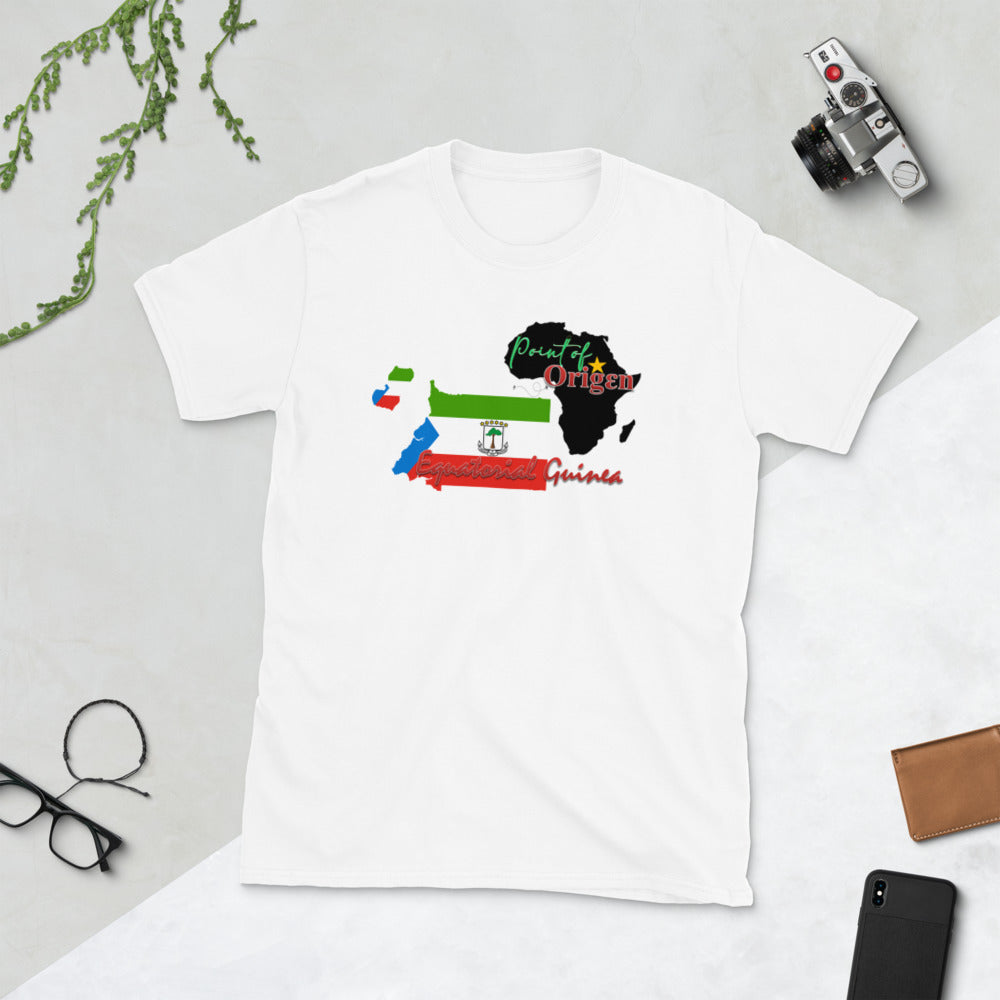 Origen Destination | On-Arrival Point of Origen Equatorial Guinea Short-Sleeve Unisex T-Shirt
