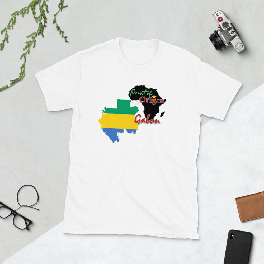Origen Destination | On-Arrival Point of Origen Gabon Short-Sleeve Unisex T-Shirt