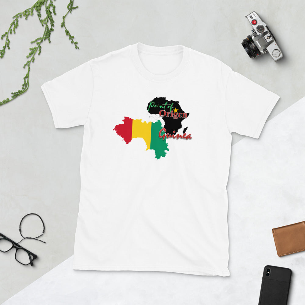 Origen Destination | On-Arrival Point of Origen Guinea Short-Sleeve Unisex T-Shirt