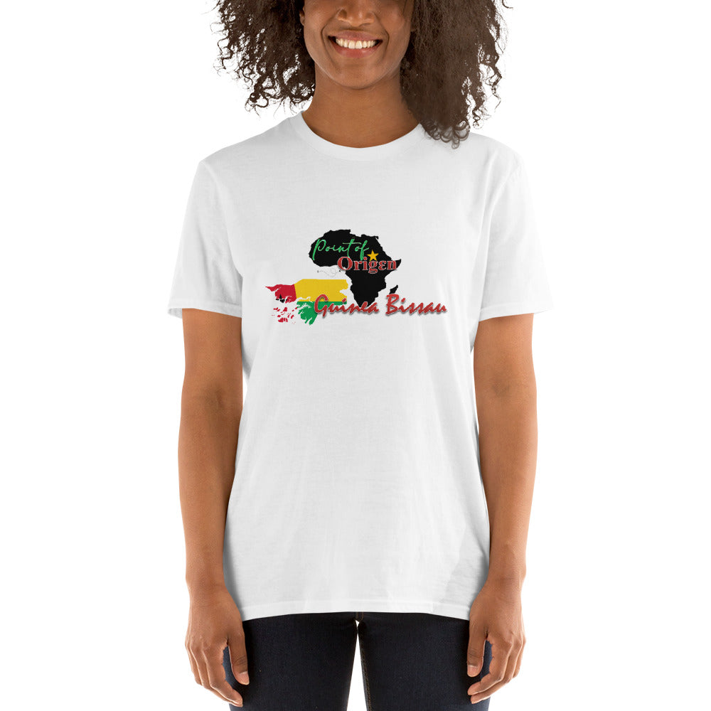 Origen Destination On-Arrival Point of Origen Guinea Bissau Unisex T-Shirt