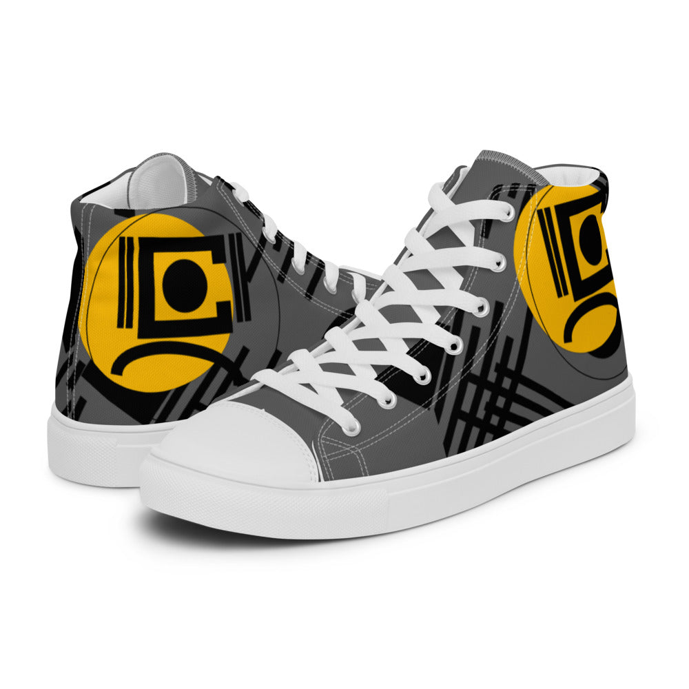 Origen Destination |On-Arrival Point of Origen Signature Women’s high top canvas shoes