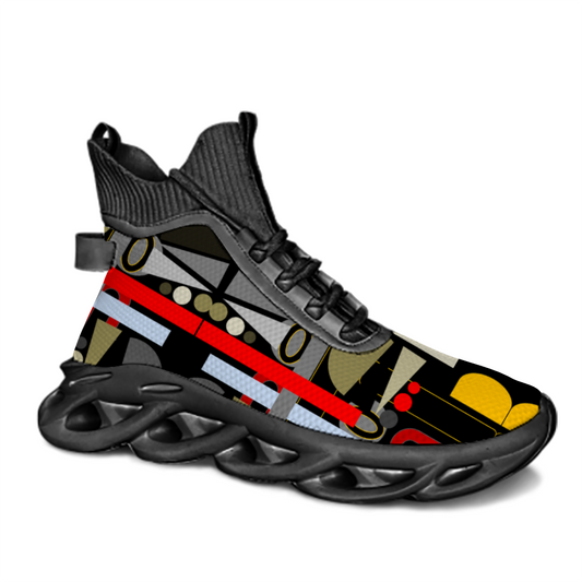 OD Unisex Breathable High Top Blade Shoes Running Shoes P-1
