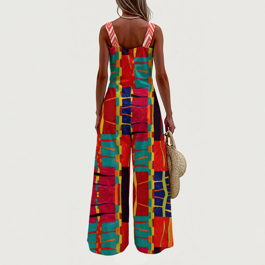 OBON Women's Wide-Leg Jumpsuit NMK