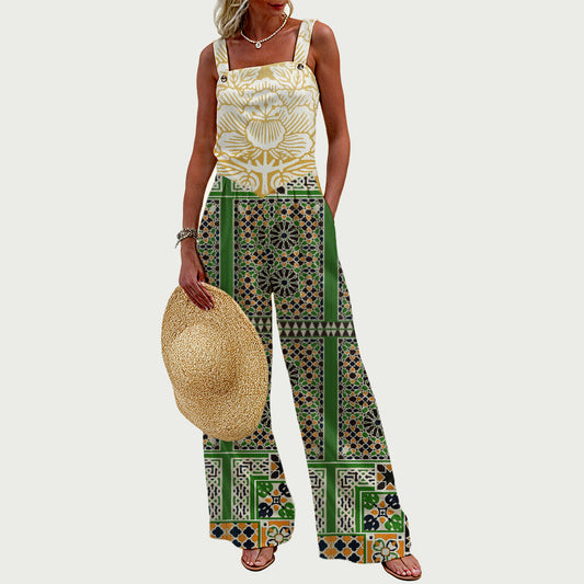 OBON Women's Wide-Leg Jumpsuit IG