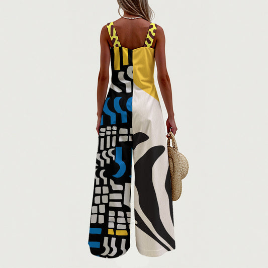 OBON Women's Wide-Leg Jumpsuit PTTR