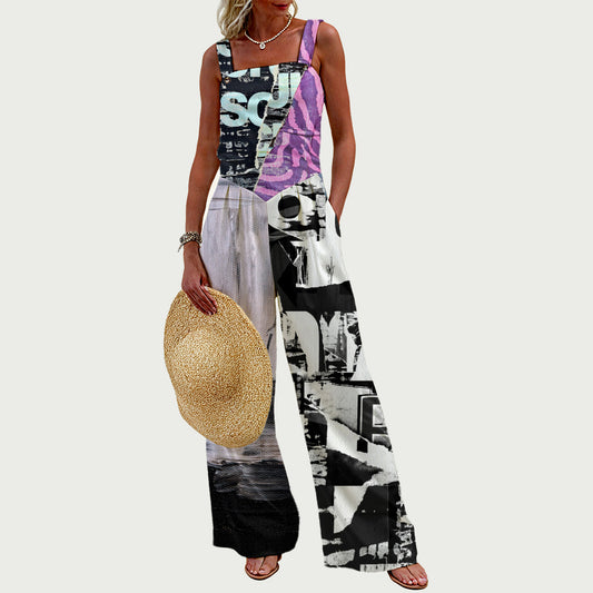OBON Women's Wide-Leg Jumpsuit SURNU2