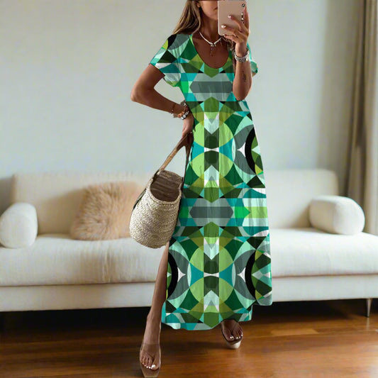 OD Women's Long Dress With Pocket XC3