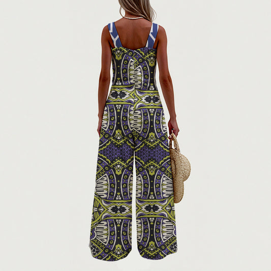 OBON Women's Wide-Leg Jumpsuit MBL