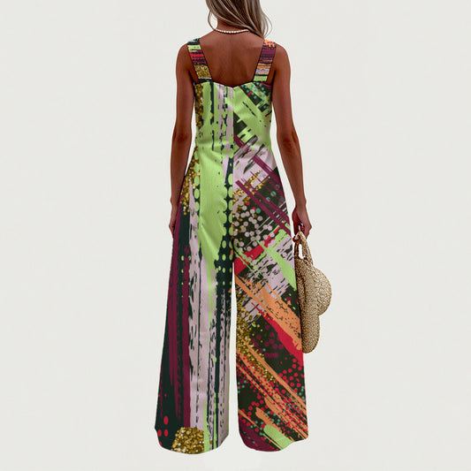 OBON Women's Wide-Leg Jumpsuit LME