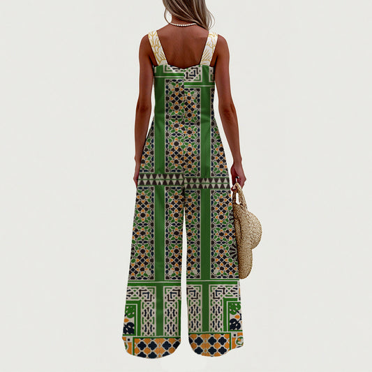 OBON Women's Wide-Leg Jumpsuit IG