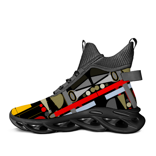OD Unisex Breathable High Top Blade Shoes Running Shoes P-1