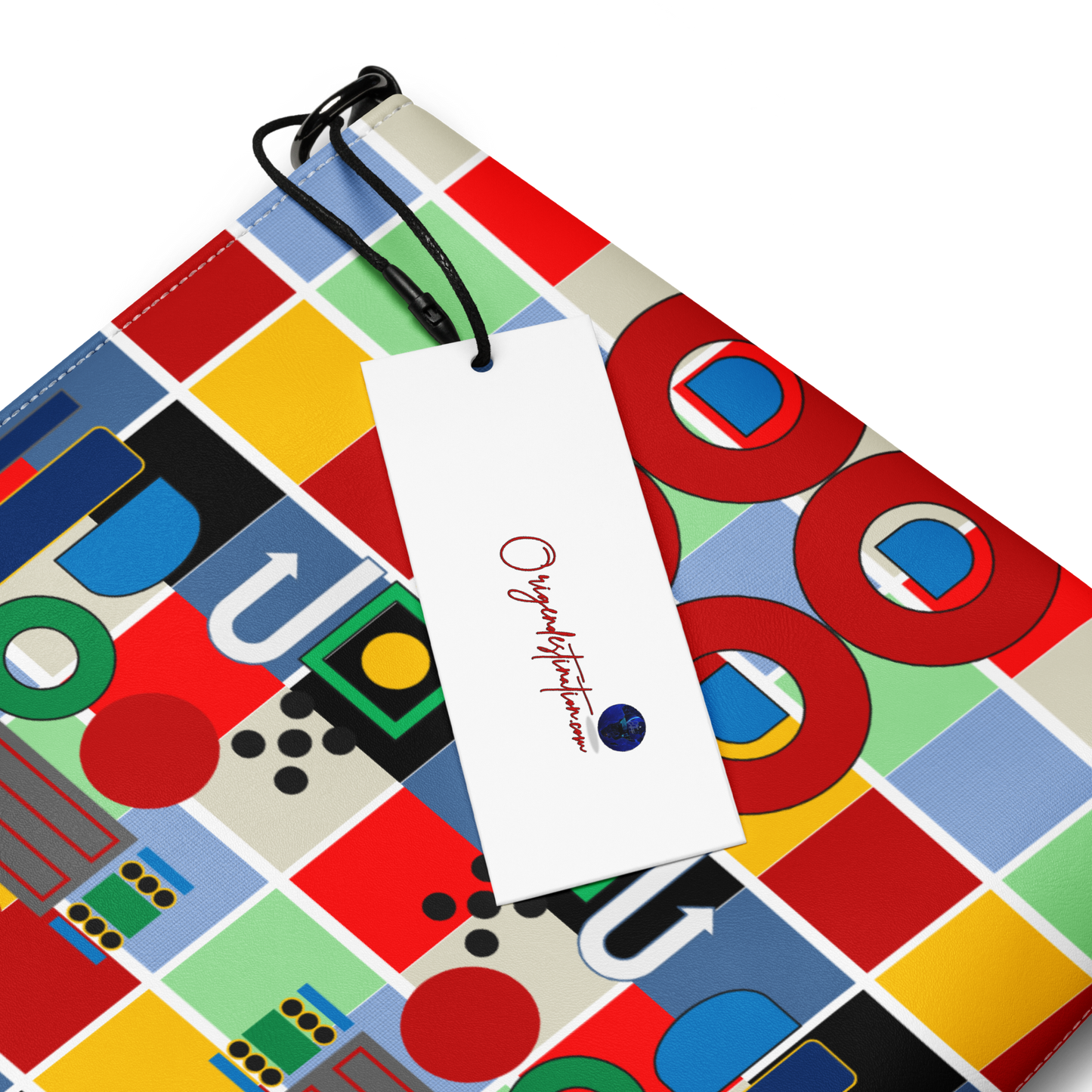 OS Symbol-inspired Crossbody bag