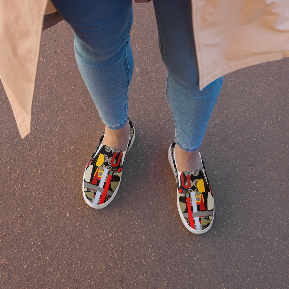 OD Women’s OBON slip-on canvas shoes SIG Mult-Tip