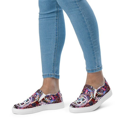 OBON Women’s  Promo slip-on canvas shoes