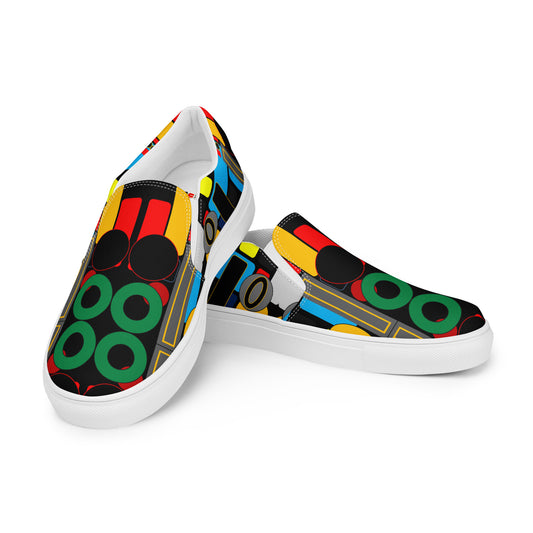 OD Women’s OBON SYM-Inspired slip-on canvas shoes