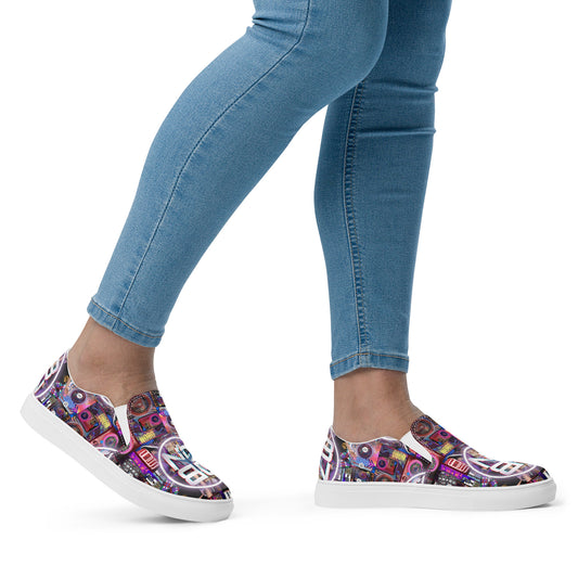 OBON Women’s  Promo slip-on canvas shoes