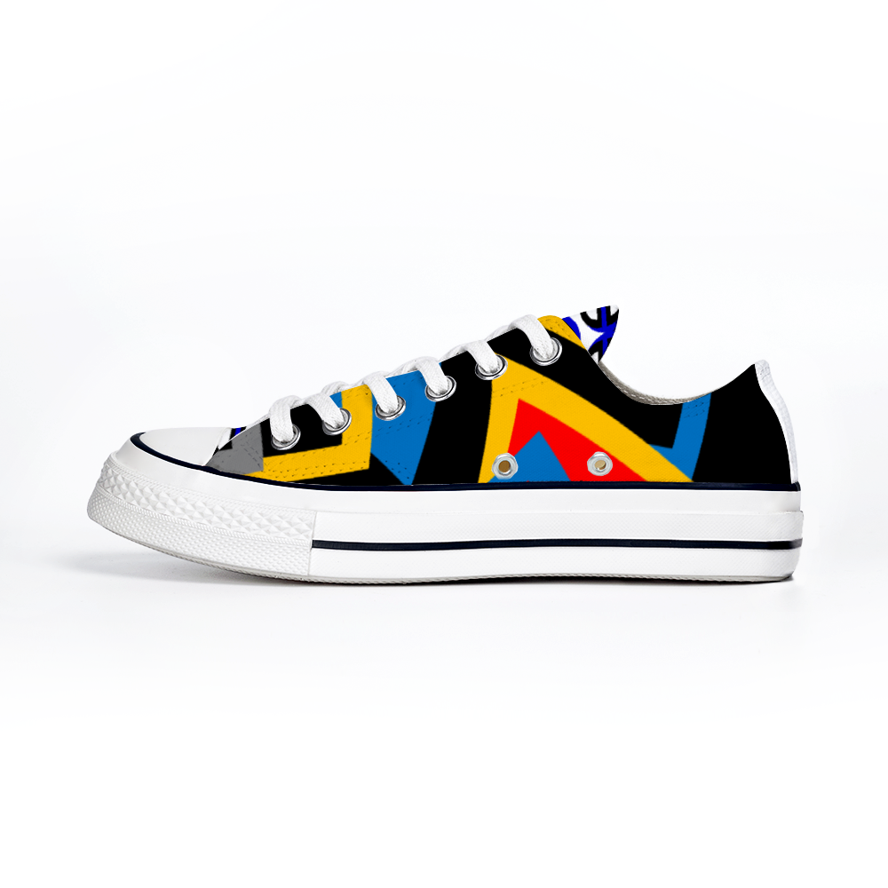 Origen Destination | Blu-Light Unisex Low Top Canvas Shoes