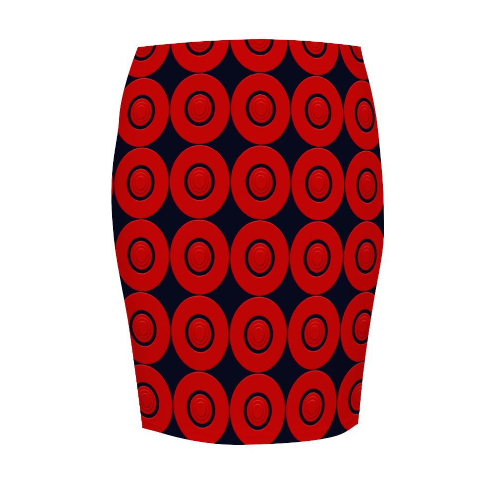 Origen Destination Custom Women's Elasticized Pencil Skirts