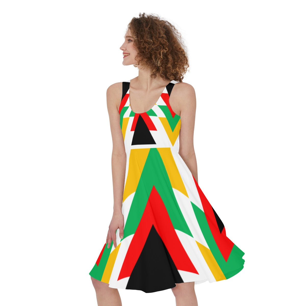 Origen Destination |On-Arrival Point of Origen Women's White/Multicolor Dress