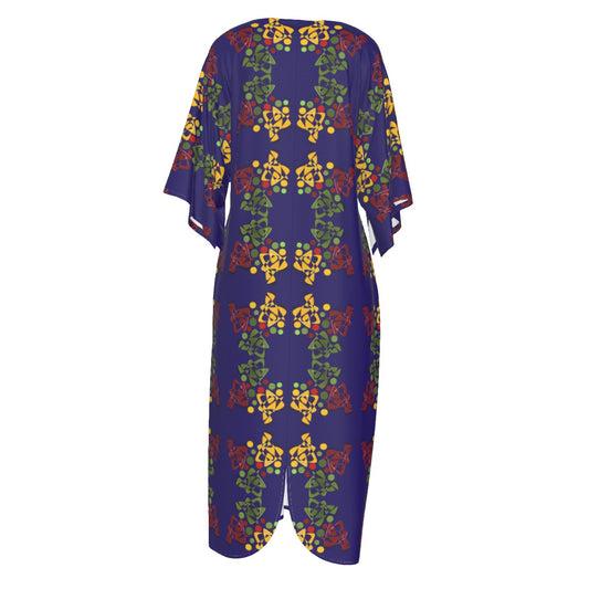 Origen Destination Women's Mid-sleeve Long Dress