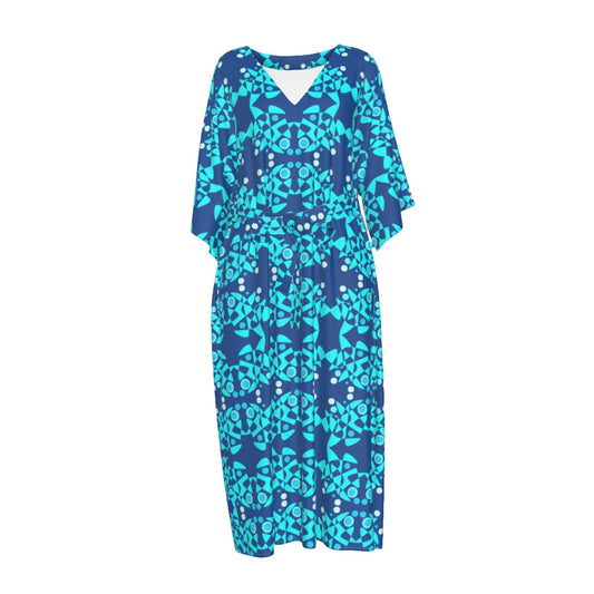 Origen Destination Women's Mid-sleeve Long Dress