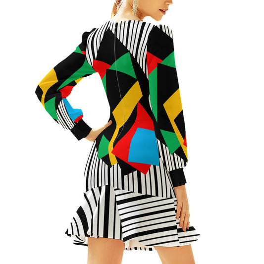 Origen Destination Women's Ruffle Hem Dress