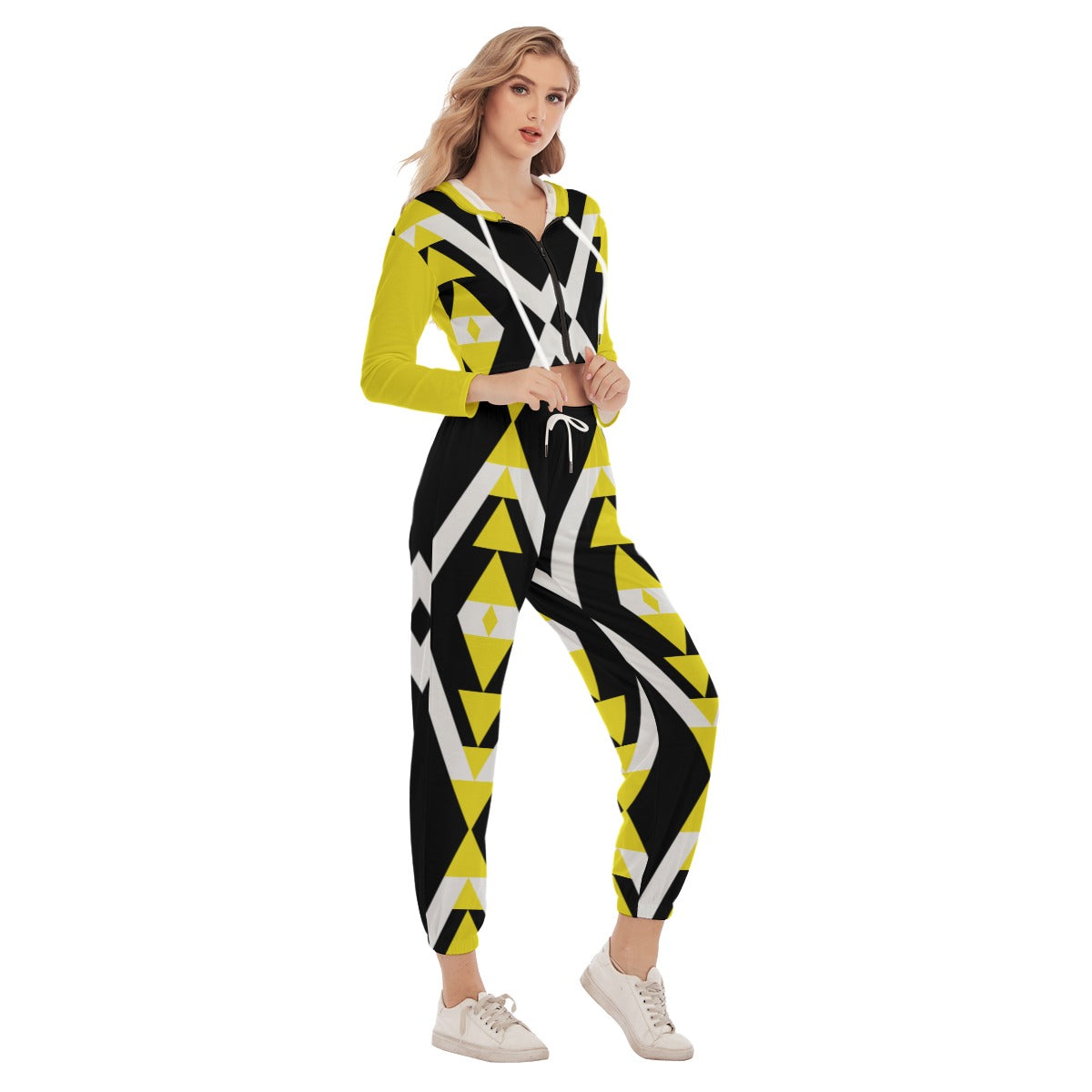 Origen Destination Dia-Symbol Women's Crop Hoodie Jumpsuit