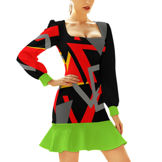 Origen Destination Women's Ruffle Hem Dress