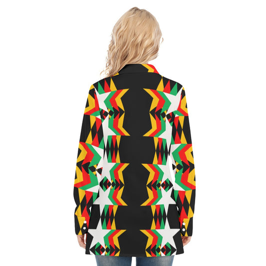 Origen Destination  Women's  Long-sleeve Classic Button-down Shirt